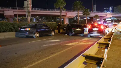 İzmir'de gece yarısı dehşeti: 8 araç birbirine girdi