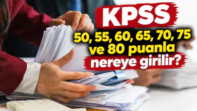 2026 KPSS sonuçları açıklandı: Puan aralıklarına göre hangi kurumlara yerleşebilirsiniz?