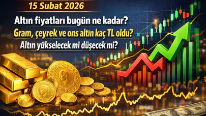 15 Şubat 2026 Altın Fiyatları Ne Kadar? Gram, Çeyrek ve Ons Altın Kaç TL?