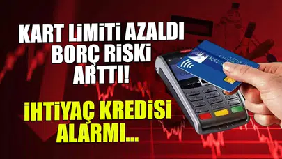 Kredi Kartı Limitleri Düşerken İhtiyaç Kredisi Riski Artıyor