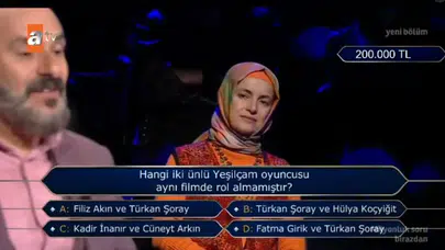 Yeşilçam'ın dev isimleri Milyoner'de karşı karşıya: İşte o çok merak edilen sorunun yanıtı