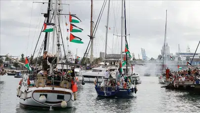 İnsanlık vicdanı Gazze için Libya'da buluştu: Küresel Sumud Filosu'nun yeni durağı Misrata