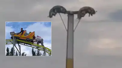 Bayram eğlencesi kabusa döndü: İzmir’de lunaparkta teknik arıza dehşeti