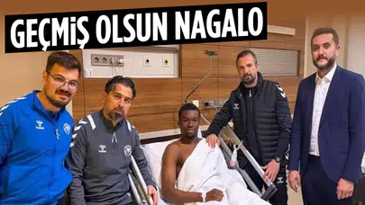 Zorlu Fenerbahçe mücadelesi sonrası Konyaspor'da gözler sağlık haberlerine çevrildi: İlhan Palut'tan öğrencisine moral ziyareti
