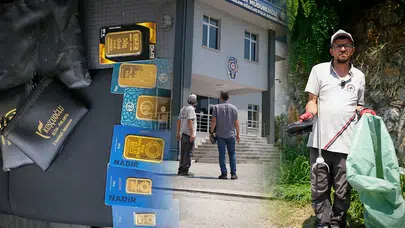 Düzce'de vicdanlı temizlik işçisi: Yerden kaldırdığı çanta servet değerindeydi