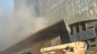 Ankara’nın merkezinde korkutan alevler: YDA Center’daki yangından sevindiren haber geldi
