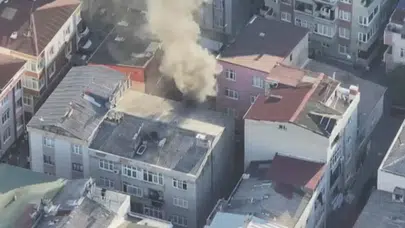 Bağcılar’da korku dolu anlar: Para vermeyen annesinin evini ateşe verdi