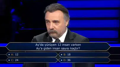 Milyonluk yarışmada şaşırtan uzay sorusu: Ay’a gidenlerin gerçek sayısı kaç?