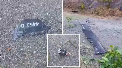 Trabzon semalarında korku dolu anlar: Kırsala düşen İHA'dan tonlarca patlayıcı çıktı