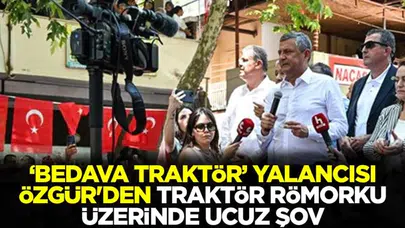 Adana'da römork üstünde yeni yol arayışı: Özgür Özel'den şaşırtan çıkış