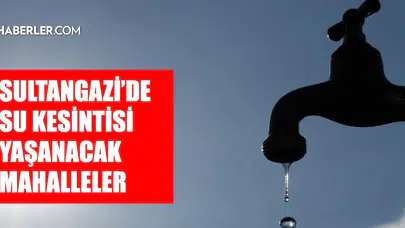 Sultangazi'de su kesintisi: İSKİ'den arıza açıklaması geldi
