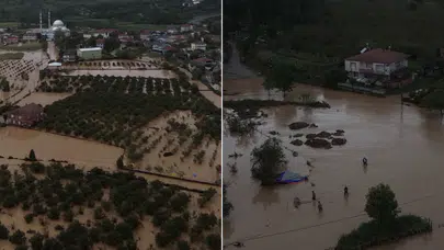 Sakarya'da 74 yıllık rekor: Bir günde aylık yağışın 3 katı düştü