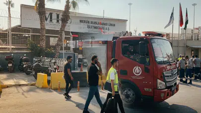 Mersin Limanı'nda korkutan sızıntı: Çok sayıda işçi hastaneye kaldırıldı