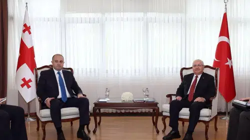 Türkiye-Azerbaycan-Gürcistan Savunma Bakanları Toplantısı Devam Ediyor