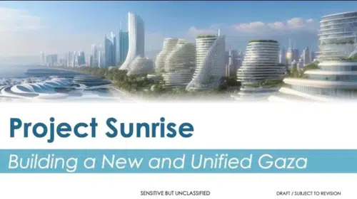 ABD'den Gazze İçin 'Project Sunrise' Projesi