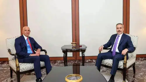 Bakan Fidan, ABD Suriye Özel Temsilcisi Barrack'ı Kabul Etti