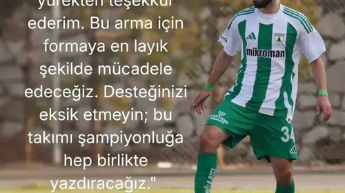 Muğlaspor'un Yeni Transferi Turan Tuzlacık'tan Sakatlık Açıklaması