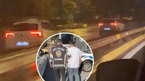 İstanbul trafiğinde akılalmaz anlar: Ters yöne giren sürücüye ağır fatura