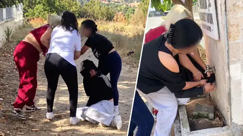 Denizli'de kan donduran şiddet: Ortaokullu öğrenciye akran zorbalığı kamerada