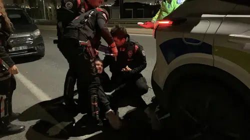 Polisten kaçarken yakalandı: 335 bin liralık cezayı duyunca gözyaşlarına boğuldu