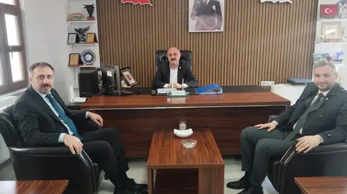MHP Artvin İl Başkanı Serdar Kılınç'tan Şoförler ve Otomobilciler Odası'na Ziyaret