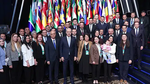 İstanbul diplomasinin kalbi oldu: Numan Kurtulmuş dünya parlamenterlerini bir araya getirdi