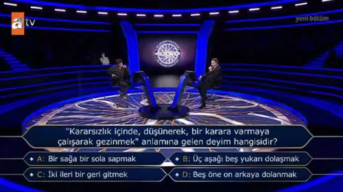 Kim Milyoner Olmak İster’de şaşırtan soru: Sözlüklerde aranan o deyim hangisi?