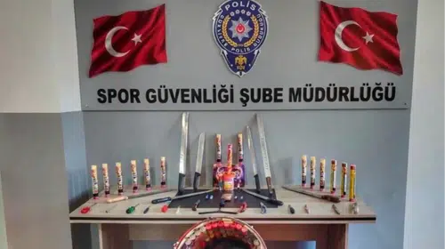 Tribün coşkusu yerini dehşete bıraktı: Deplasman otobüsünde cephanelik operasyonu