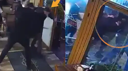 Restoranda tansiyon yükseldi: CHP'li meclis üyesi tekme tokat dışarı atıldı