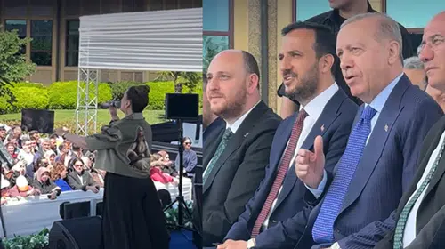 Haliç'te tarihi gün: Erdoğan, Azerin’in ezgilerine böyle eşlik etti