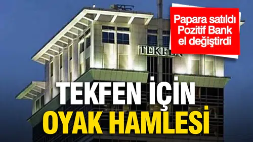 TMSF operasyonlarında kritik viraj: Tekfen Holding hisseleri için OYAK devrede