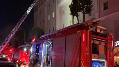 Küçükçekmece’de korku dolu anlar: Kız öğrenci yurdunda yangın paniği