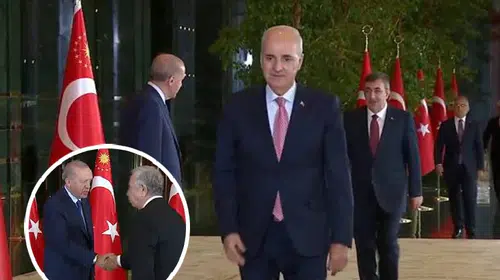 Zafer Bayramı'nda Külliyede Teşrifat: Erdoğan tebrikleri kabul ediyor
