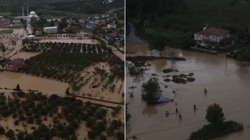 Sakarya'da 74 yıllık rekor: Bir günde aylık yağışın 3 katı düştü