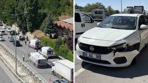 Samsun-Çorum yolunda zincirleme kaza: 5 yaralı, trafik felç oldu