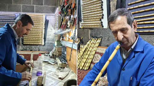 Emekliliği sanatla taçlandırdı: 31 yıldır kamışlara hayat veriyor