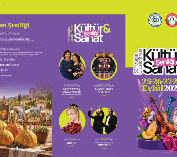 33. MUĞLA ULUSLARARASI KÜLTÜR VE SANAT ŞENLİĞİ 25 EYLÜL’DE BAŞLIYOR