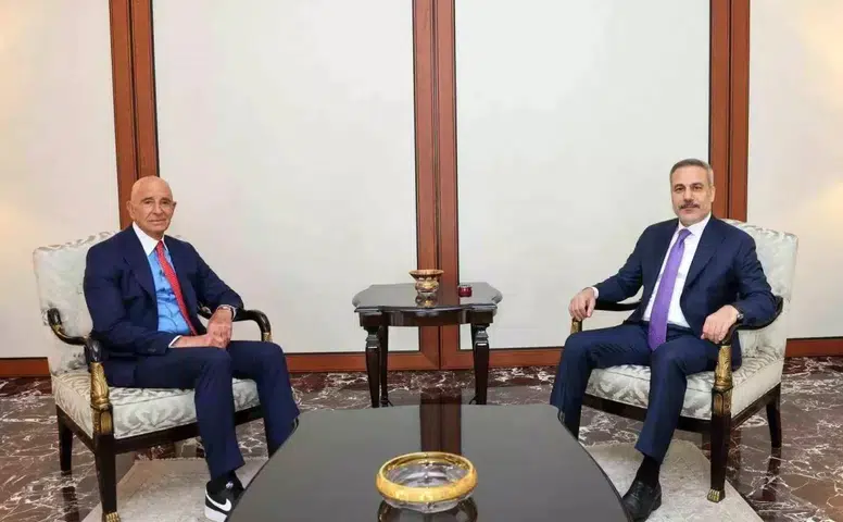 Bakan Fidan, ABD Suriye Özel Temsilcisi Barrack'ı Kabul Etti