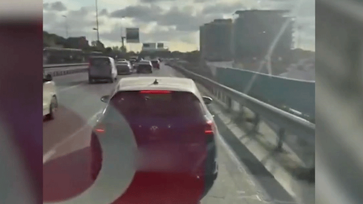 Şişli'de Ambulansa Yol Vermeyen Sürücü Yakalandı